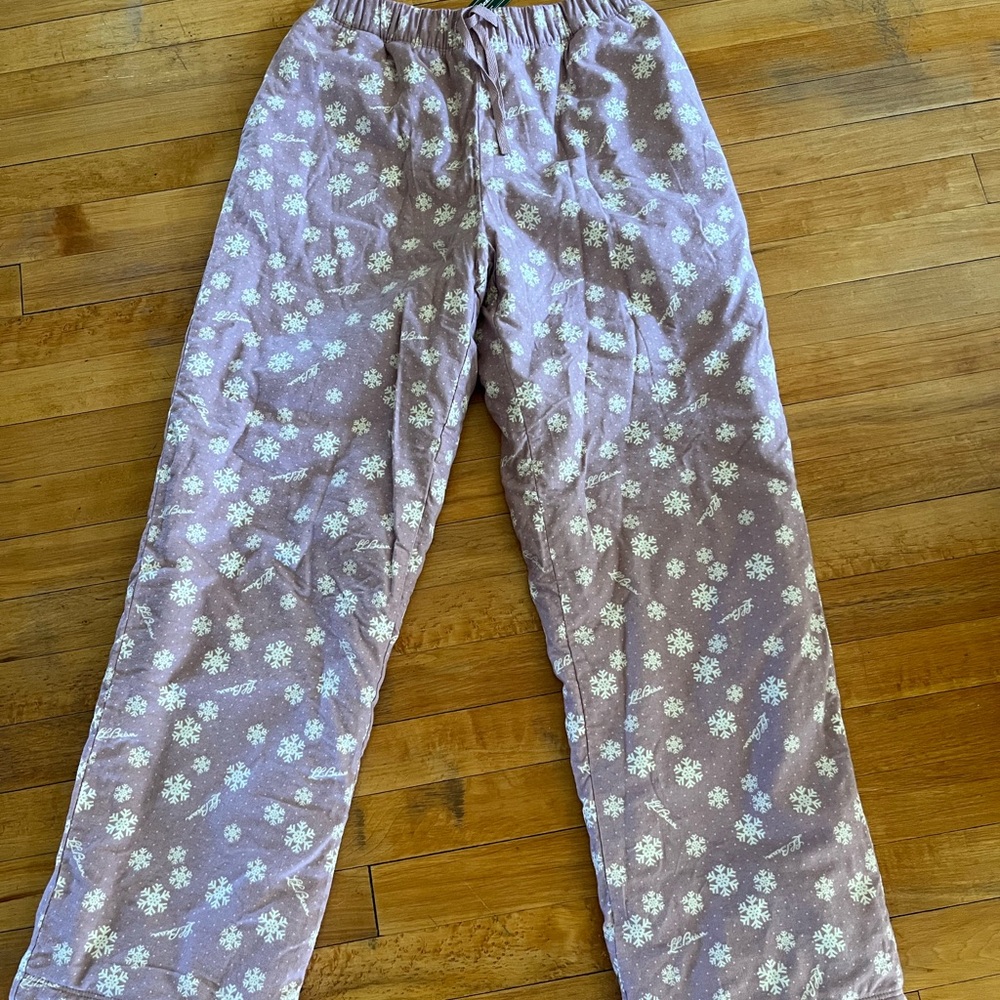 L.L. Bean fleece pajama pants